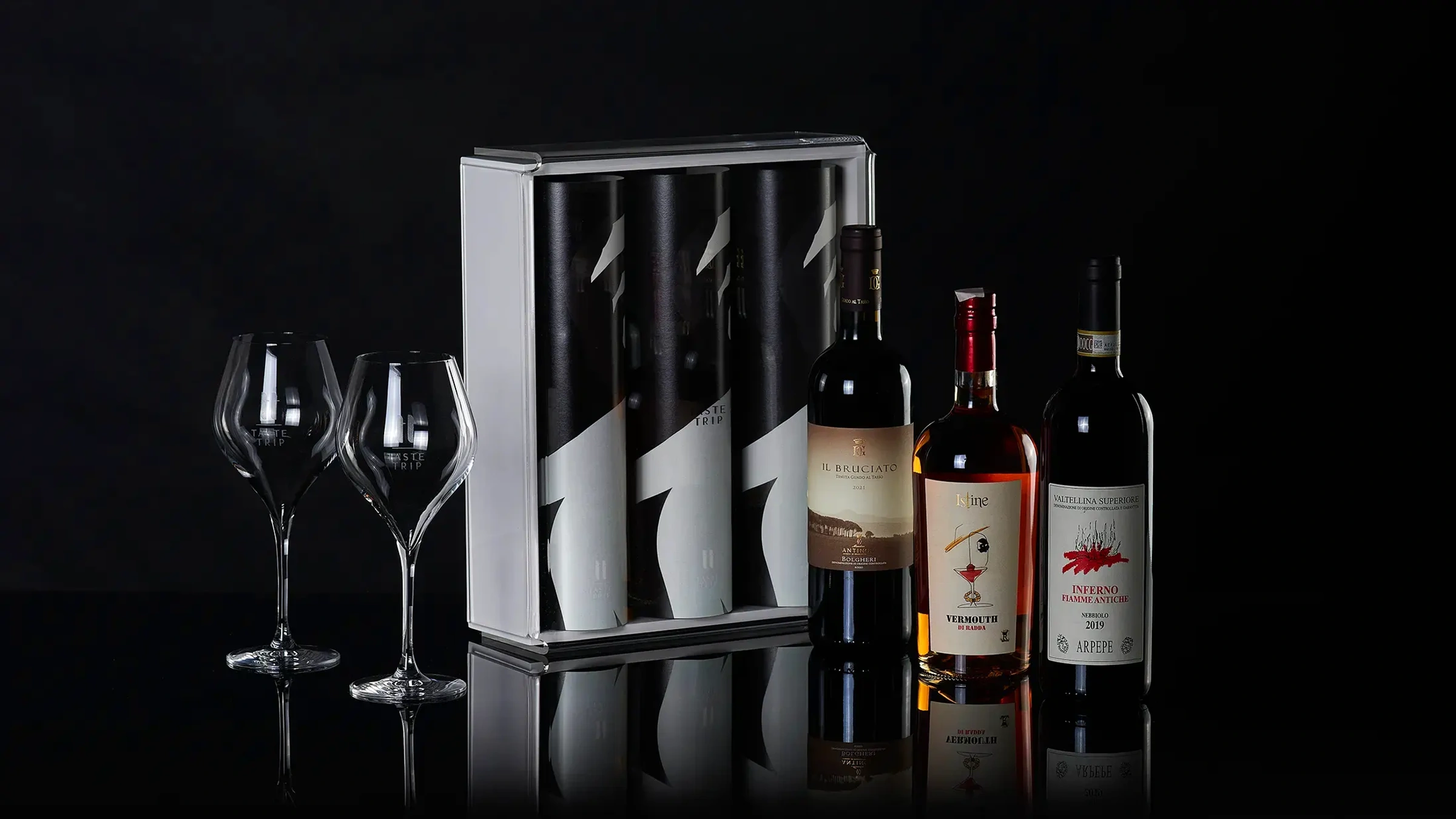 Wine glass detail shot