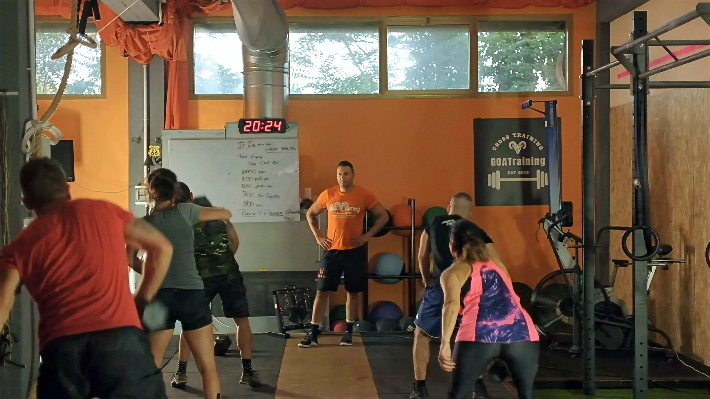 Powerlifting session